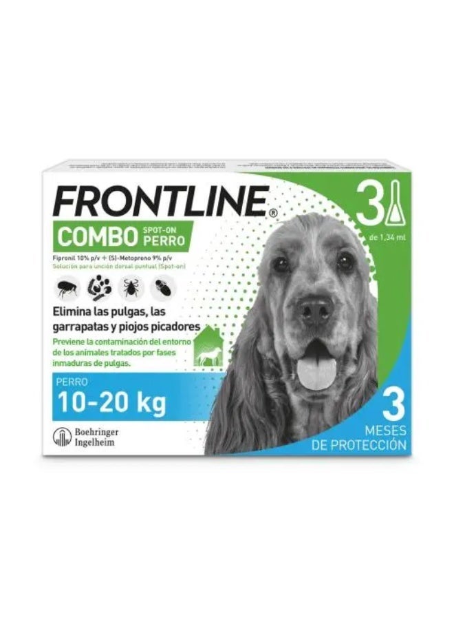 FRONTLINE FLEA & TICK SPOT ON COMBO FOR DOGS 10 - 20 KG - Image 2